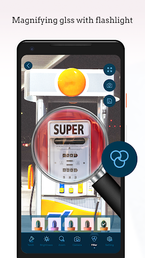 Magnifying Glass with Flashlight Screenshot 2