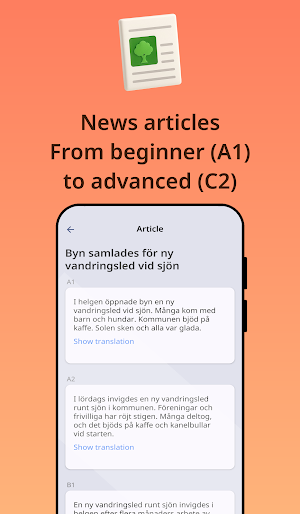 Learn Swedish with Fabulo Screenshot 1
