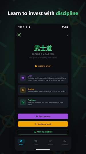 Bushido Academy: Learn Stocks Screenshot 0