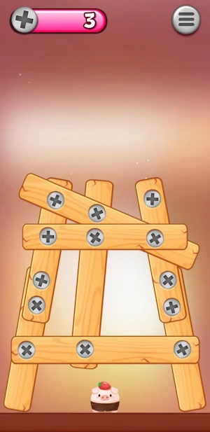 UnScrew It: Save the pig! Screenshot 3