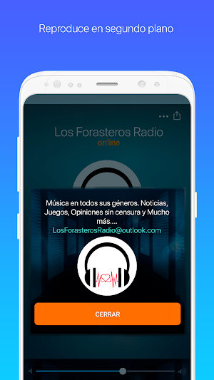 Los Forasteros Radio Screenshot 2
