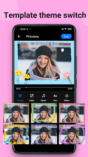 Gallery -Photo Slideshow & Music Video Maker Screenshot 2