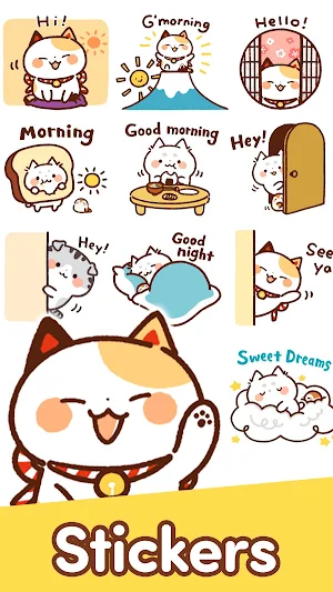 Emoji Stickers Lucky Cat Screenshot 0