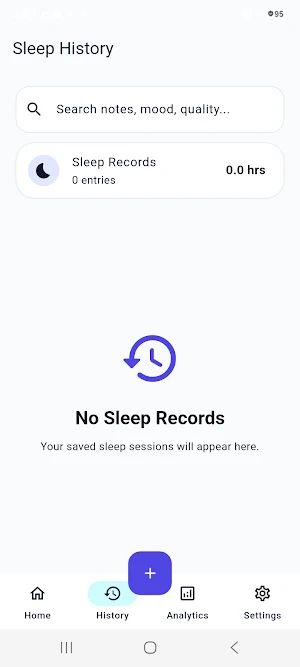 Sleep Tracker Screenshot 2