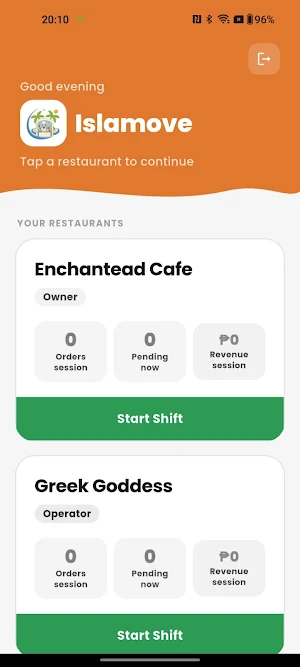 IslaMove Restaurant Screenshot 0