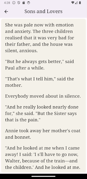 Sons and Lovers Screenshot 2