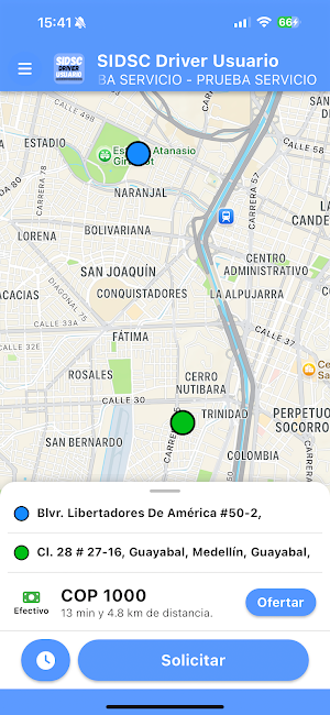 SIDSC Driver Usuario Screenshot 0