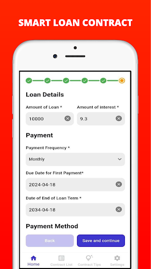 Smart Loan Contract Screenshot 1