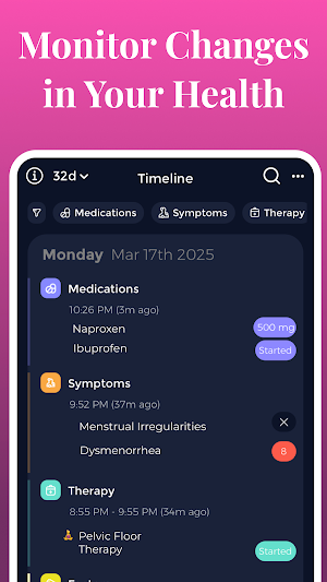 Endometriosis Tracker Screenshot 3