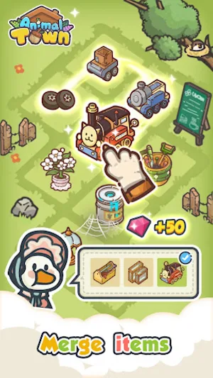 Animal Town - Merge Adventure Screenshot 1