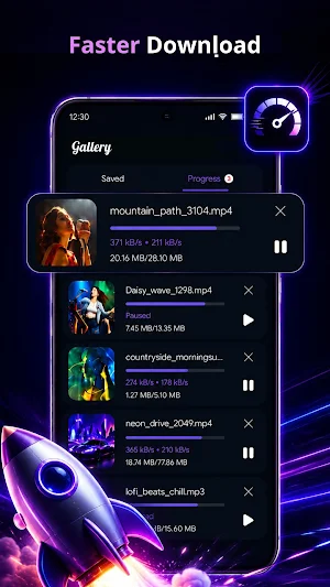 Video Downloader & 4K Player Screenshot 2