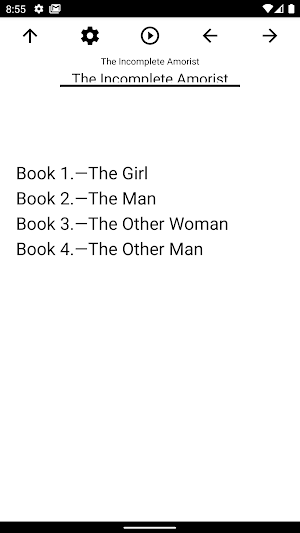 Book, The Incomplete Amorist Screenshot 0