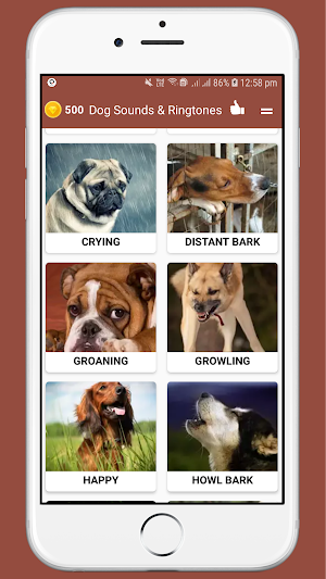 Dog Sounds Ringtones Screenshot 2