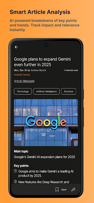 TL;DR: Smart News Digest Screenshot 1
