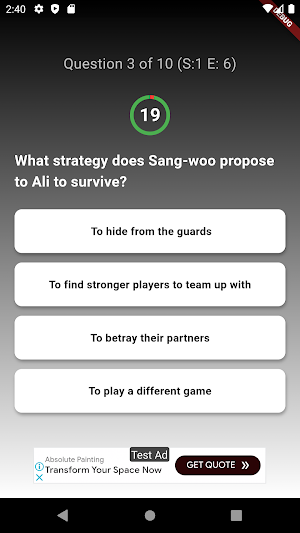 Squid Game Trivia Quiz Screenshot 3