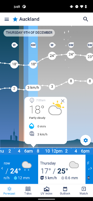 NIWAWeather Screenshot 0