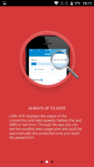 ALCATEL LINK APP Screenshot 1