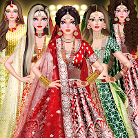 Indian Bridal Dress up Makeup