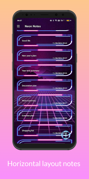 Neon Notes screenshot 2