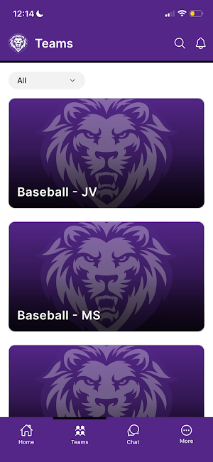 TKA Lions Athletics Screenshot 1