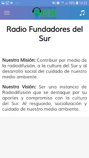 Radio Fundadores del Sur Screenshot 2