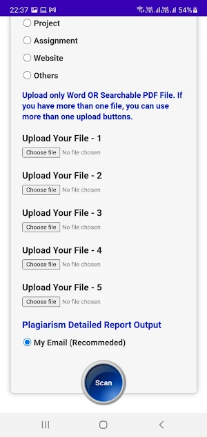 KAVACH FREE PLAGIARISM CHECKER Screenshot 2