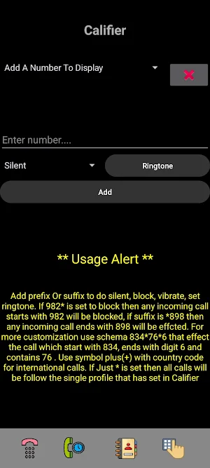 VAIBdial Screenshot 2