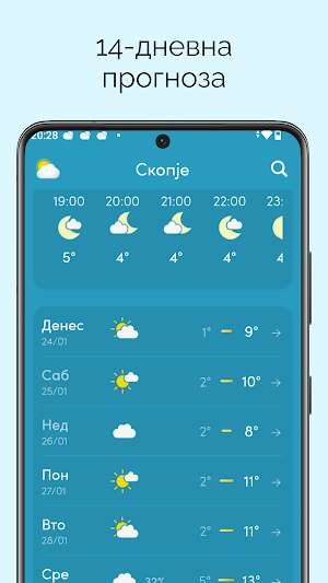 Метео Македонија Screenshot 2