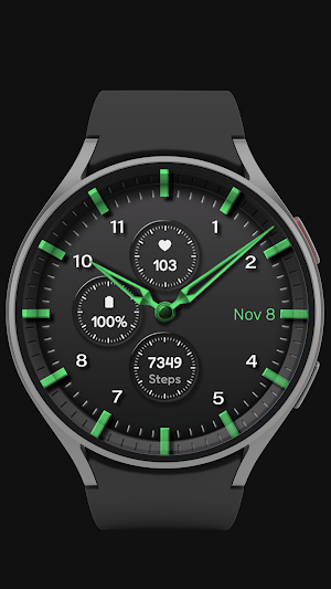 Analog classic watch face Screenshot 0