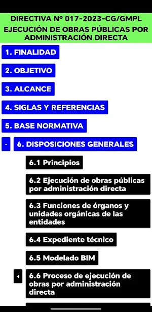 D17 OBRAS ADMINISTRACION DIREC Screenshot 1