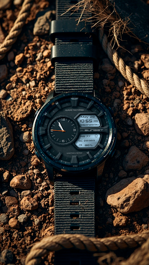 Hybrid Tech Watch Face Screenshot 1