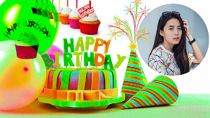 Birthday Photo Frame Editor Screenshot 1