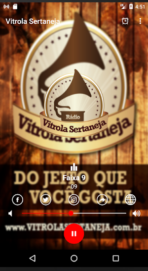 Radio Vitrola Sertaneja Screenshot 1