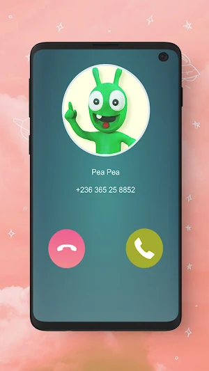 pea pea fake call Screenshot 1