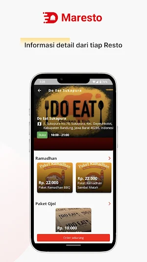 Maresto: Pesan di Meja Screenshot 1