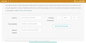 RFC con Homoclave Consulta Screenshot 3
