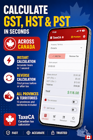 TaxeCA: Canada Tax Calculator Screenshot 3
