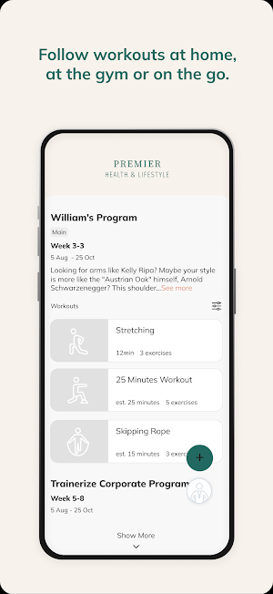 Premier Health and Lifestyle Screenshot 2