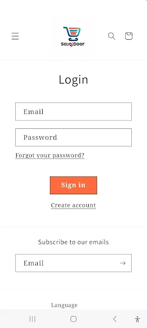 Sooq2Door Screenshot 1