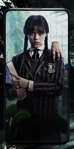 Wednesday Addams Wallpaper 4K Screenshot 0
