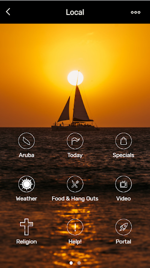 GoLocal Aruba Screenshot 1