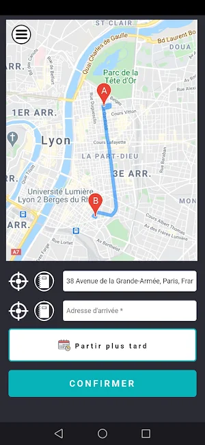 DREEVIO Vtc Lyon Screenshot 2