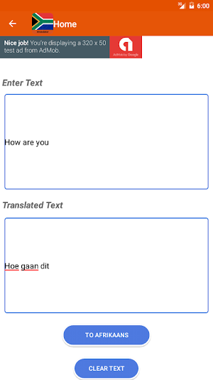Norwegian English Translator Screenshot 2