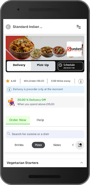 Standard Indian Takeaway Screenshot 2