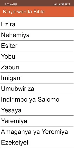 Kinyarwanda Bible Screenshot 0
