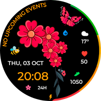 Flowers Watch Face Wear OS