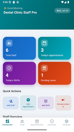 Dental Clinic Staff Pro Screenshot 0
