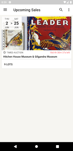 David G Smith Auctions Screenshot 0