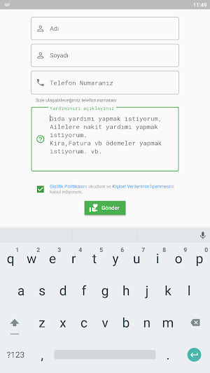 Eller Bir Derneği - Yardım Screenshot 2
