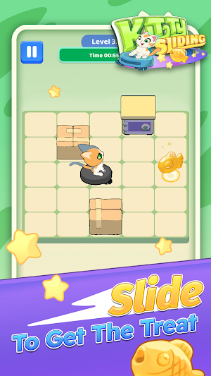 Kitty Sliding: Cat Puzzle Screenshot 0
